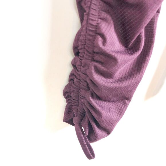 FABLETICS Cashel Plum Purple Ruched Leggings - Picture 4 of 10